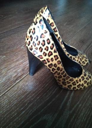 Женские туфли с открытым носиком крутые распродажа3 фото