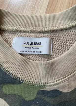 Світшот мілітарі від pull&bear