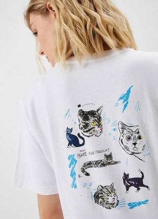 Женская футболка uniqlo из серии my life with animals