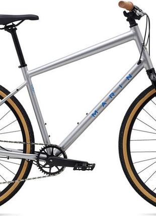Велосипед 28" marin kentfield 2 рама - xl 2023 gloss black/chrome, xl (180-195 см)