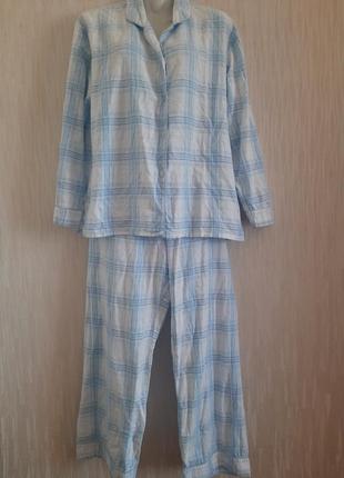 Пижама байковая 16-18 размера1 фото