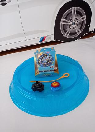 Игрушка super spin combo боевая арена и beyblade b-130 air knight волчок бейблейд воздушный рыцарь