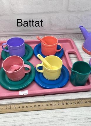 Кухонний ігровий набір чайний сервіз battat