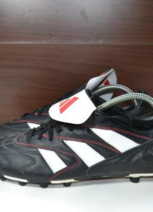 Adidas 42р бутсы кожаные бампы копочки винтаж ретро оригинал