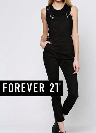 Комбінезон джинсовий чорний forever 21 " 34 "