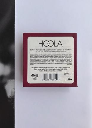 Матовый бронзер benefit hoola matte bronzer. оригинал6 фото