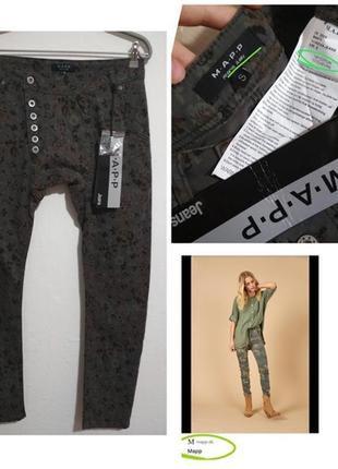 Котон сирейч новые стильные 💯натуральне итальянские штаны хаки 👍супер комфорт качество!!!1 фото