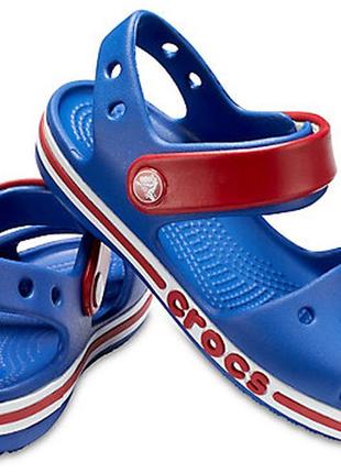 Дитячі босоніжки для хлопчика crocs крокси розмір с8 розмір 24-25 устілка 15.51 фото