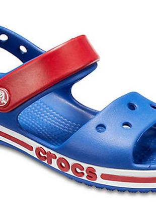 Дитячі босоніжки для хлопчика crocs крокси розмір с8 розмір 24-25 устілка 15.54 фото