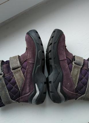 Зимние кожаные ботинки ecco 25р. 16.5 см.6 фото