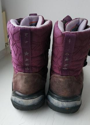 Зимние кожаные ботинки ecco gore-tex 27р. 17.5 см.4 фото