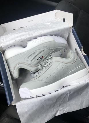 Fila disruptor 2 gray жіночі кросівки3 фото