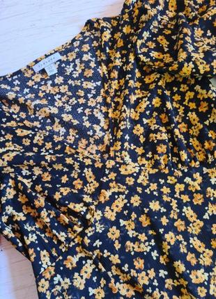 Стильне міді плаття в квіти topshop6 фото