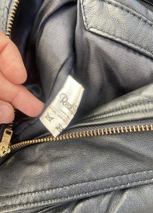Винтажная кожаная куртка оригинал y2k vintage rare можно и стильная л