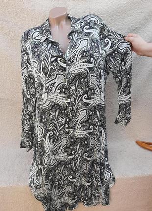Платье рубаха,с карманами,р50 x-two1 фото