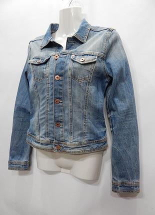Куртка джинсовая женская vintage h&m, ukr 40-42, eur 36 022dg (в указанном размере, только 1 шт)
