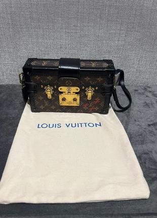 Шикарна брендова люкс сумка louis vuitton petite malle2 фото