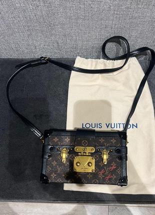 Шикарна брендова люкс сумка louis vuitton petite malle3 фото