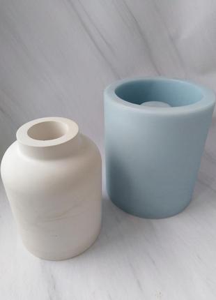 Силіконова форма, молд ваза1 фото