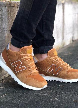 Меховые мужские кроссовки new balance winter ginger /осень/зима/весна😍