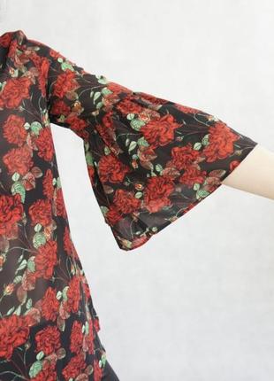 Блуза в цветочный принт monki2 фото