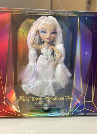 Колекційна лялька rainbow high roxie grand holiday edition
