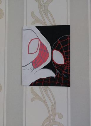Рисунок человек паук
