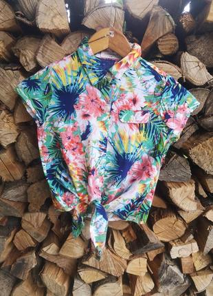 Блуза рубашка топ на 7-8 лет 128 см рост