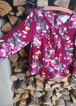 Блуза logg h&amp;m на 7-8 лет блузка с длинным рукавом на 128 рост3 фото