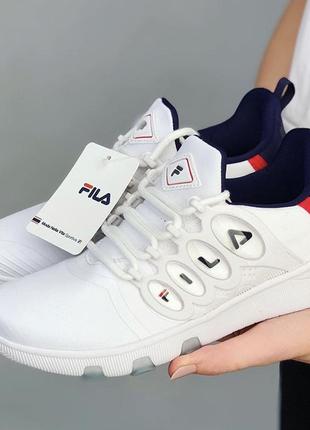 Fila fpf training fx bubble white/red женские кроссовки беговые