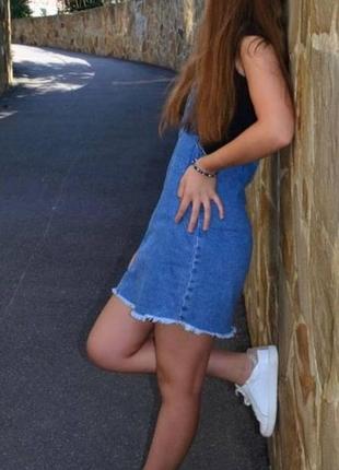 Сарафан джинсовий goldi