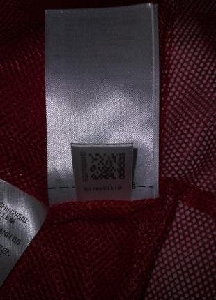 Красная спортивная кофта ветровка adidas5 фото