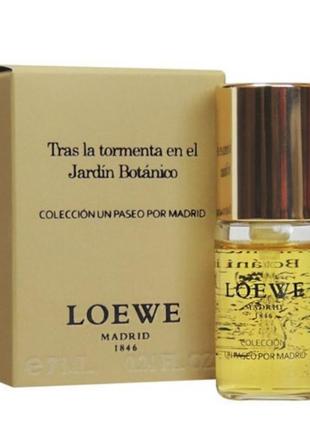 Парфюмированная вода loewe tras la tormenta en el jardín botanico для мужчин и женщин - edp 7 ml mini