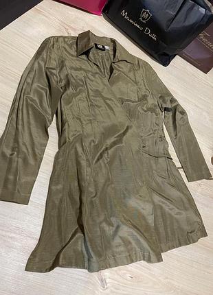 Ніжність шовку ❗️туніка сорочка сукня на запах шовк котон р.46-48