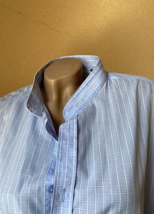 Стильная хлопковая рубашка из мужского плеча в полоску taylor&amp;wright 50/522 фото