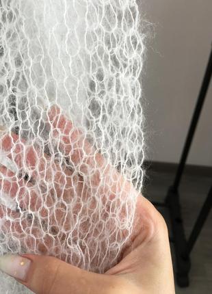 Невагомий мохеровий светр павутинка хмаринка ручної роботи7 фото