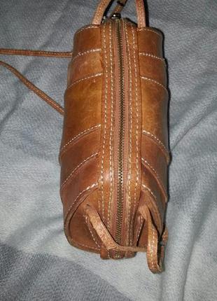 Кожаная сумочка ракушка4 фото