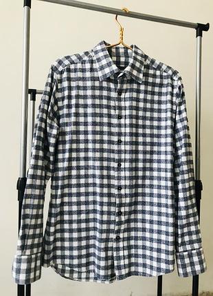 Байкова сорочка  taylor store  клiтинку, розмір l