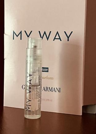 Пробник giorgio armani my way intense