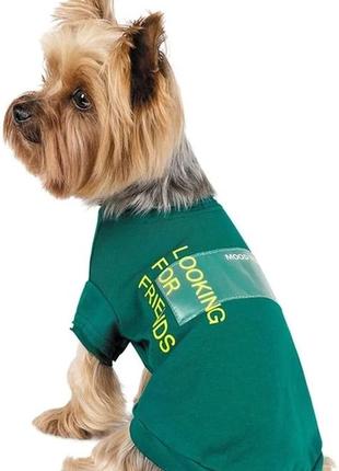 Футболка для собак pet fashion "game" s зелена (4823082420902)