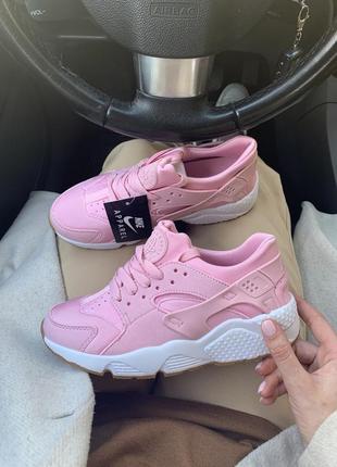 Nike air huarache pink женские кроссовки