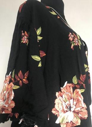 Легкое натуральное платье в цветы3 фото
