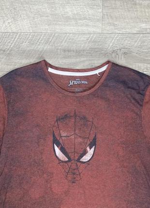 Marvel spider-man футболка 2xl размер красная с принтом хорошая2 фото