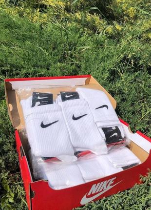 Спортивні шкарпетки nike, носки найк білі, купити