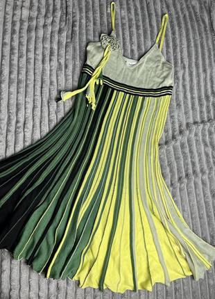 Шикарний шовковий сарафан / сукня10 фото