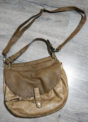 Шикарная брендовая (next) сумка коричневого цвета1 фото