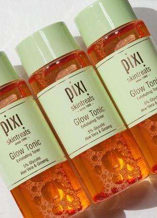 Тонік з гліколевою кислотою 5% для всіх типів шкіри pixi glow tonic1 фото