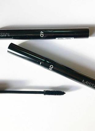 Корейская тушь missha the style 4d mascara корея2 фото