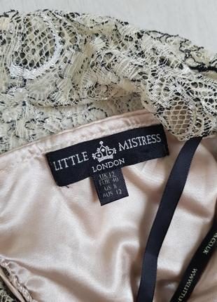 Изысканное вечернее коктельное платье гипюровое little mistress7 фото