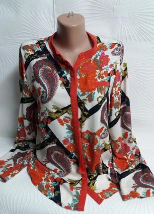 Шикарная яркая блузка из мягкой вискозы